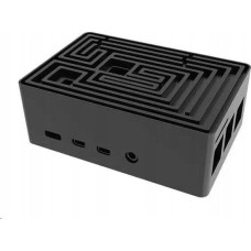 Akasa AKASA case Maze Pro, pro Raspberry Pi 4, hliník, černá