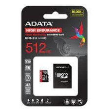 Adata MEMORY MICRO SDXC 512GB W/AD./AUSDX512GUI3V30SHA2-RA1 ADATA
