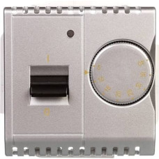 Kontakt-Simon Simon Basic Regulator temperatury z czujnikiem wewnętrznym 16A 230V srebrny mat (BMRT10w.02/43)