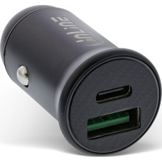 Inline Ładowarka InLine InLine® USB car charger power-adapter power delivery, USB-A + USB Type-C, black