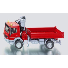 Siku SUPER Mercedes Atego mit Kran (rot)