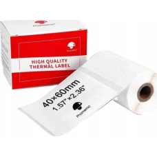 Phomemo Papier Przylepny Naklejki 40x60mm Biały 1x Rolka do Phomemo M110 M120 M200 M220 M221 / XP-4060-130