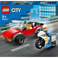 Lego City Motocykl policyjny – pościg za samochodem (60392)
