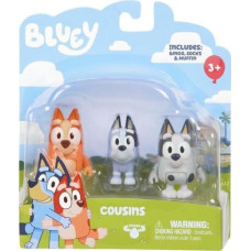 Tm Toys Figurka Tm Toys Bluey Figurki Kuzyni 3-pak Bingo, Socks i Muffin1 3040