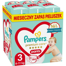 Pampers Pieluchy PAMPERS Premium PANTS MTH rozm 3 (6-11kg) 144szt