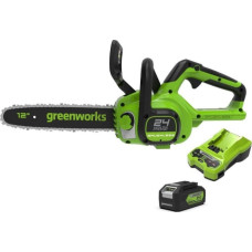 Greenworks 24V 4Ah 30 cm chainsaw Greenworks GD24CS30K4 - 2007007UB