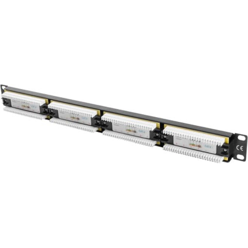 Lanberg Patch Panel 24 Port 1U Cat.6 black