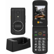 Bigbuy Telefon komórkowy BigBuy Telefon komórkowy M8 Flip Czarny 2,4