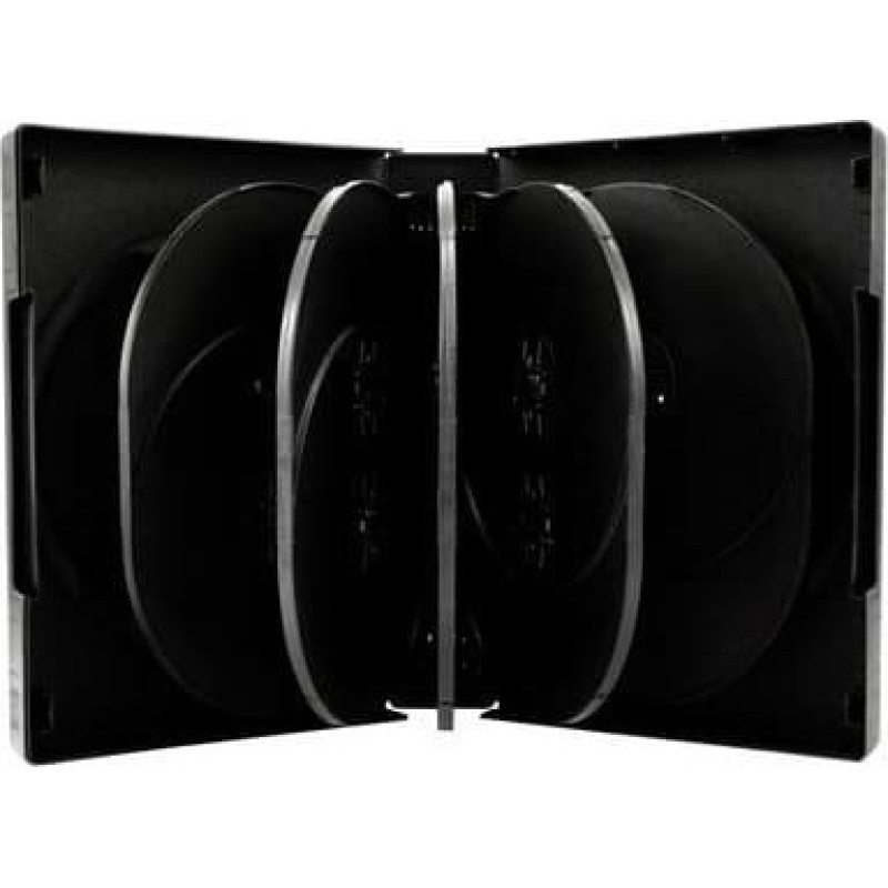 Mediarange MediaRange BOX18 opakowania na płyty CD Opakowanie na płytę DVD 12 dysków Czarny