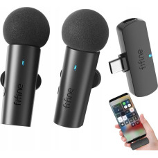 Fifine Mikrofon Fifine FIFINE M8 2.4GHZ MIKROFONY BEZPRZEWODOWE MIKROPORTY