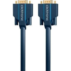 Clicktronic Kabel Clicktronic D-Sub (VGA) - D-Sub (VGA) 5m granatowy (70353)
