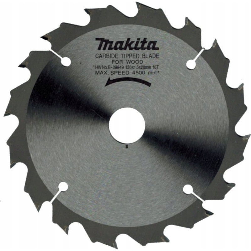 Makita MAKITA PIŁA TARCZOWA  136x20x16z DREWNO