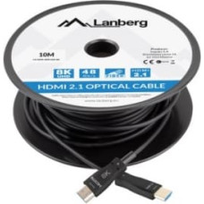 Lanberg HDMI KABELIS HDMI KABELIS M/M V2.1 10M OPTISKS AOC MELNS