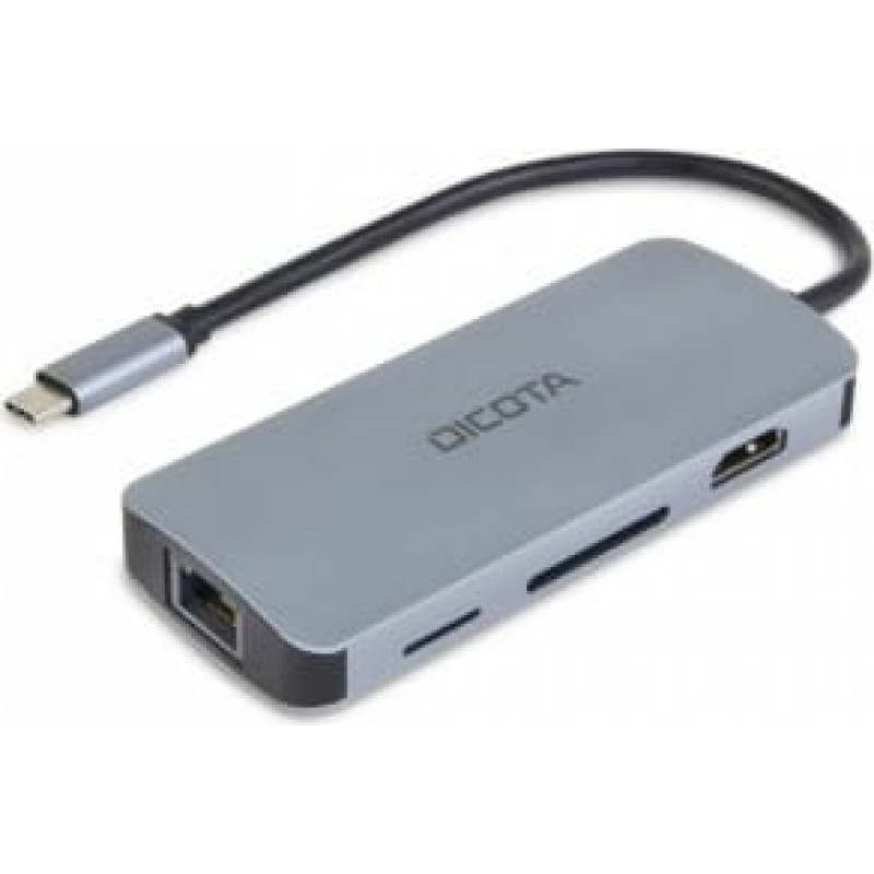 Dicota USB-C 8-in-1 Multi Hub 4K PD 100W