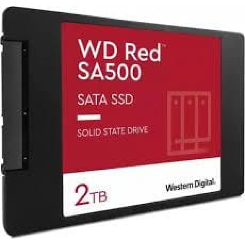 Western Digital SSD Blue SA510 2TB SATA 3.0 Write speed 520 MBytes/sec Read speed 560 MBytes/sec 2,5