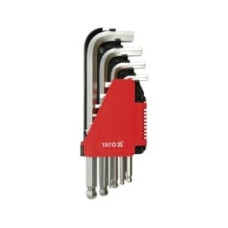 Yato Zestaw kluczy imbusowych hex typ L 2-12mm z kulką 10szt. (YT-0509)