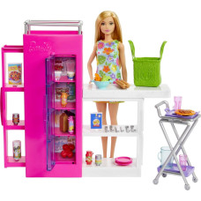 Mattel Lalka Barbie Mattel Wymarzona spiżarnia Zestaw (HJV38)