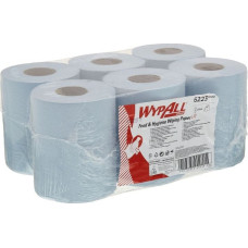 Kimberly-Clark Kimberly-Clark Wypall Reach - Higieniczne ręczniki papierowe w rolce z centralnym odwijaniem - Niebieskie
