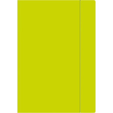 Interdruk Teczka z gumką A4+ Fluo limonkowa (10szt)