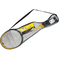 Enero Zestaw do badmintona w pokrowcu 102 czarno-żółty