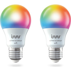 Innr WiFi Bulb white & color E27, LED lamp (2-pack, replaces 60 Watt) (STO)