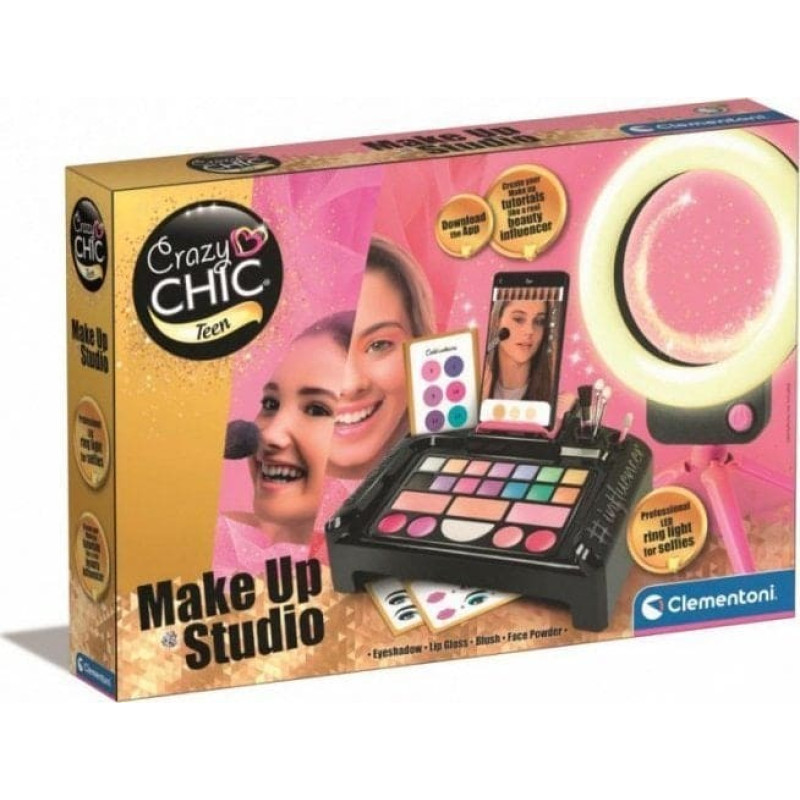 Clementoni Zestaw do makijażu Crazy Chic Studio MakeUp
