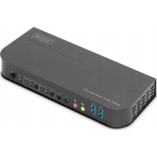 Digitus Switch Digitus DIGITUS KVM Switch 2x1 HDMI HDMI Out USB 4Kx2K 60Hz