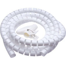 Connect It CONNECT IT trubice pro vedení kabelů WINDER, 2,5m x 20mm, bílá (organizér kabelů)