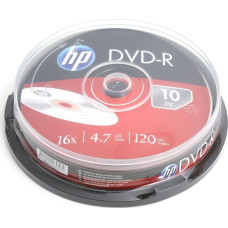 HP DVD-R 4.7 GB 16x 10 sztuk (hDME00026)