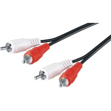 Mcab Kabel Mcab RCA (Cinch) x2 - RCA (Cinch) x2 0.5m czarny (7200186)