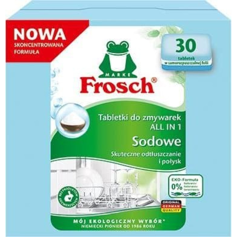 Frosch FROSCH Sodowe tabletki do zmywarek 30 szt.