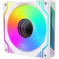1Stcool Wentylator 1stCOOL 1stCOOL Ventilátor AURA EVO Mirror ARGB PWM, 120mm, bílá