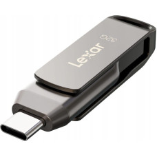 Lexar Pendrive Lexar Lexar | 2-in-1 Flash Drive | JumpDrive Dual Drive D400 | 32 GB | USB 3.1 | Grey