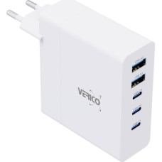 Verico Ładowarka Verico Verico Ladegerät MOJO GaN 140W PD, 5-Port (USB-A & USB-C) WH retail