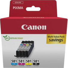 Canon Tinte Multipack CLI-581 (Blister-Verpackung mit Sicherheitsband)