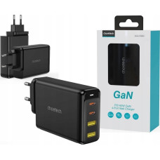 Choetech Ładowarka Choetech Choetech ładowarka GaN 140W 4 porty (2x USB C, 2x USB) czarna (PD6005)