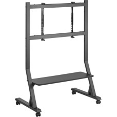 Techly Mobile TV stand 45-90 inches, 60 kg, AV shelf