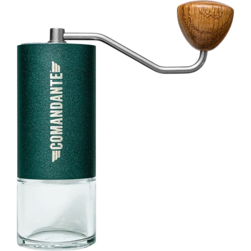 Comandante C40 MK4 Nitro-Blade Racing zaļās kafijas rokas dzirnaviņas