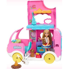 Mattel Lalka Barbie Mattel  Kamper Chelsea Zestaw 2w1 (HNH90)