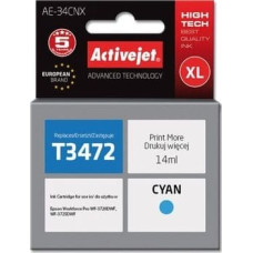 Activejet Tusz Activejet Tusz AE-34CNX (do drukarki Epson, zamiennik T3472 supreme 14ml cyan) - AE-34CNX
