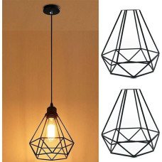 Ecpower Lampa wisząca ECpower ZD74E LAMPA SUFITOWA ŻYRANDOL KLOSZ E27 uniwersalny