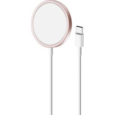 Puro Ładowarka Puro Ładowarka bezprzewodowa PURO Magnetic Charging Cable USB-C MagSafe 15W (różowy)