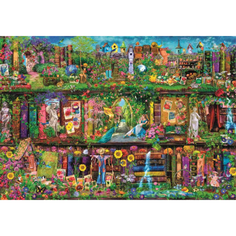 Clementoni Puzzle 6000 elementów Garden Shelf