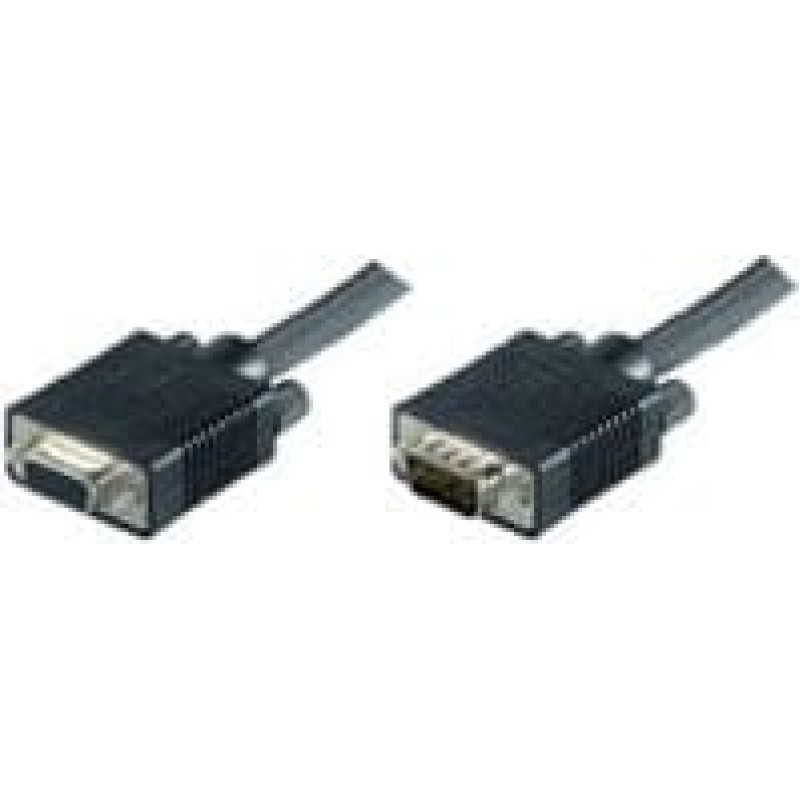 Microconnect Kabel MicroConnect D-Sub (VGA) - D-Sub (VGA) 1m czarny (MONGH1B)