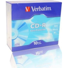 Verbatim CD-R 52x 700MB 10P SL DLP 4341