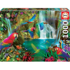 Educa Puzzle 1000 elementów Tropikalne papugi