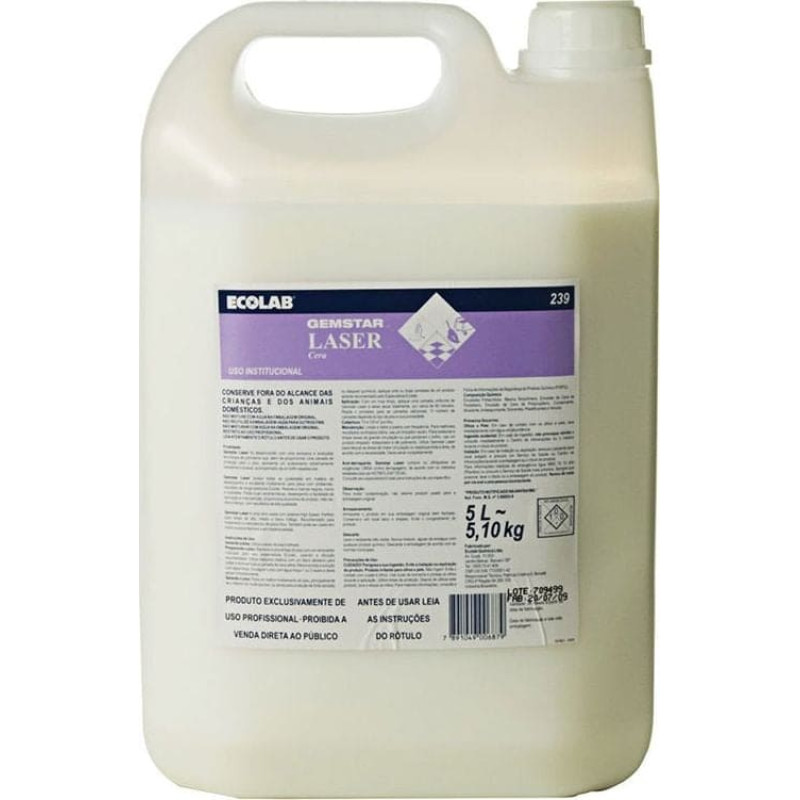 Ecolab Ecolab Gemstar Laser Powłoka wysokopołyskowa do podłóg 5 l