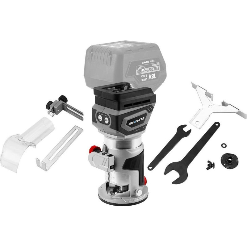 Graphite Frezarka Graphite Frezarka bezszczotkowa akumulatorowa Energy+ 18V