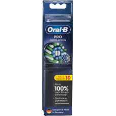 Braun Końcówka Braun Braun Oral-B Pro Cross Action brush heads pack of 10 (black)
