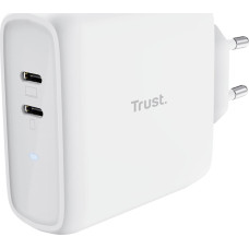 Trust Ładowarka Trust TRUST nabíječka MAXO 65W, 2x USB-C, bílá